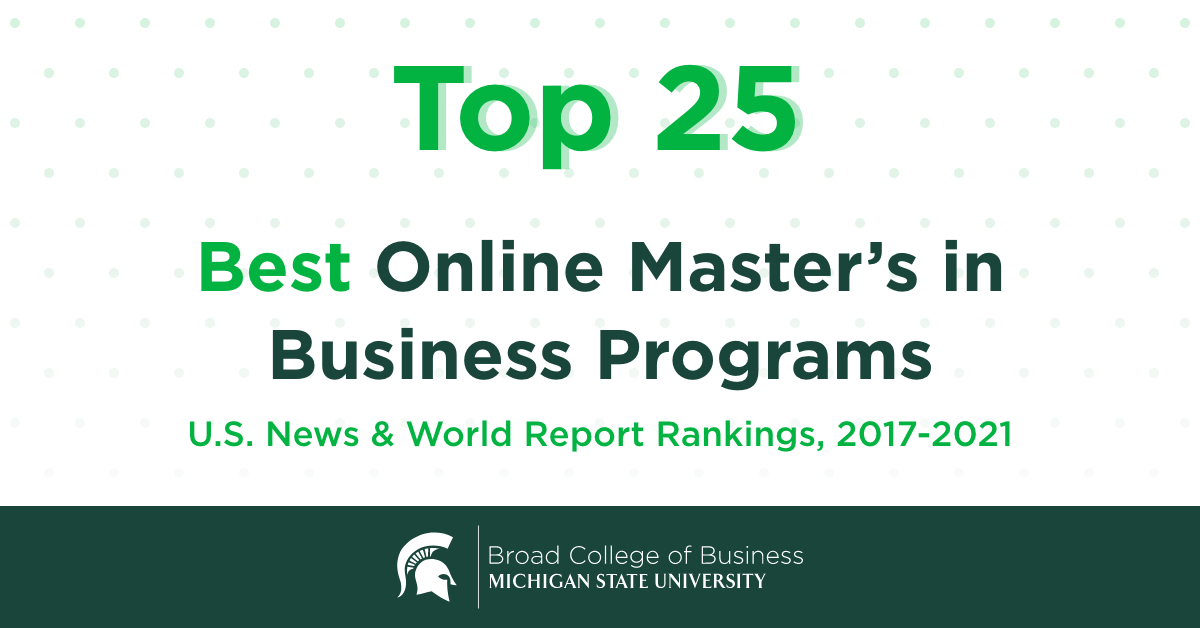 M S In Management Strategy Leadership Ranks In Top Msu Online